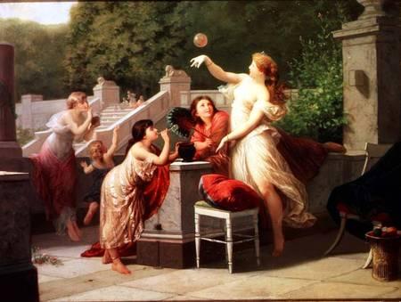 Henri-Pierre Picou Blowing Bubbles